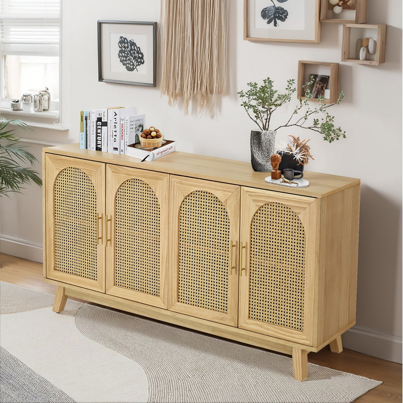 Rattan sideboard buffet discount